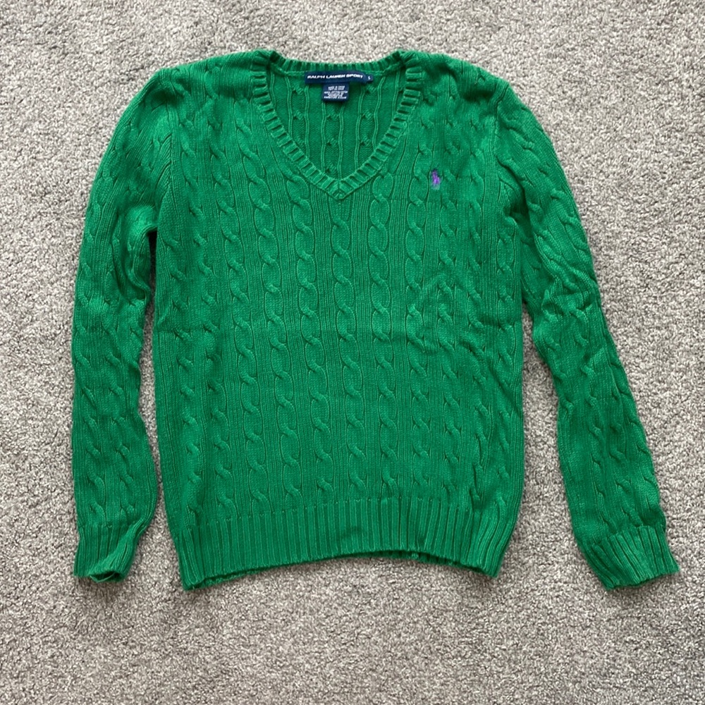 Excellent quality Ralph Lauren cableknit sweater